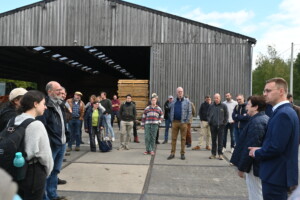 Bezoek bij houtzagerij Verbeek-Willems in Laakdal.